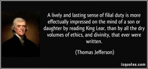 ... of ethics, and divinity, that ever were written. - Thomas Jefferson