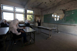 ... First Day Back To School In Gaza, But Many Students Didn’t Return