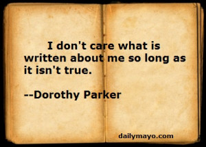 Quote: Dorothy Parker