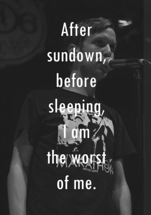 La Dispute. I have to see them. Have. To. Tour soon, please.