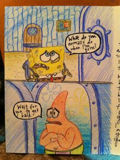 What I drew on the inside of a card to my best friend that moved away ...