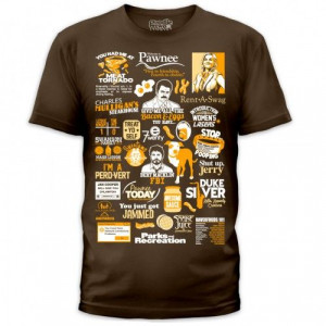 Parks and Recreation Quote Mashup T-Shirt - I. Want. This. Shirt.