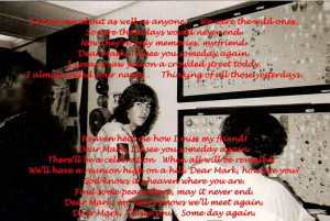 Mark dear John Styx lyrics