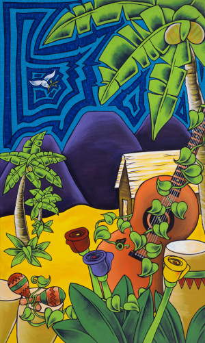 Afro Cuban Painting