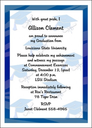 Graduation Invitations - School Graduate Invites - Invitaiton ...
