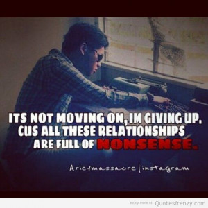 Quotes About Regretting A Break Up ~ love hate relationships breakup ...