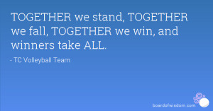 Together We Stand Quotes