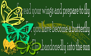 Butterfly - Mariah Carey Song Lyric Quote in Text Image