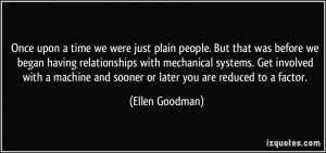 Once upon a time we were just plain people. But that was before we ...