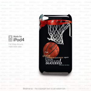 iPod Touch 5 Cases Basketball Quotes