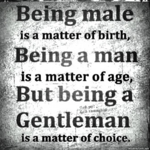 Being a Gentleman