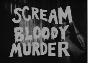 black and white, bloody, illustration, murder, scream, text, words