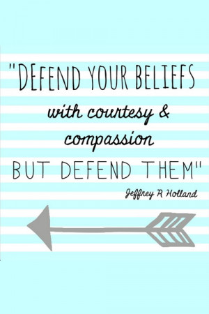 Defend Your Beliefs with Courtesy