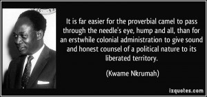 ... Birthday: On Nkrumah’s 105th, A Look Back At His Famous Quotes
