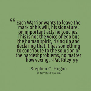 important acts he touches this is not the voice of ego but the human ...