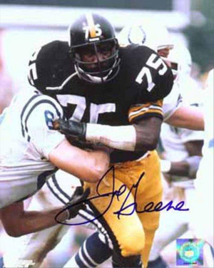 Mean Joe Greene. Hall Of Fame Defensive Tackle Out Of The University ...