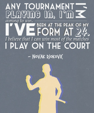 Novak Djokovic quote