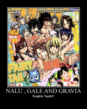 Fairy Tail Hell yeah! Nalu, Gruvia, and Gale!