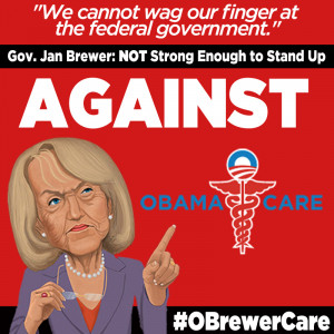 ... finger weakens from all that waving to find strength in Obamacare