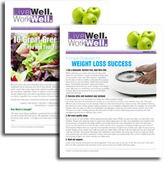 subscription to our live well. work well. ® wellness newsletter ...
