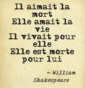 death quotes estes mort romantic shakespeare beautiful french quotes ...