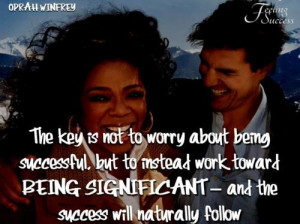 Quotes About Success By Oprah Winfrey