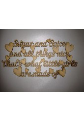 Sugar and Spice Quote