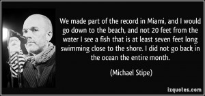 go down to the beach, and not 20 feet from the water I see a fish ...