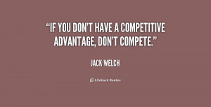 Competitive Advantage Quotes