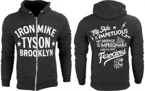 mike zip up in signature iron mike style with the roots of fight mike ...