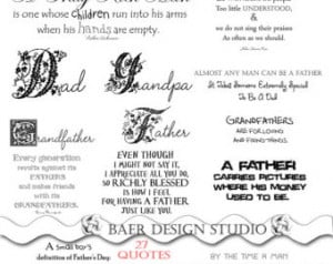 QUOTES or Word Art about FA THERS and GRANDFATHERS -Father's Day ...