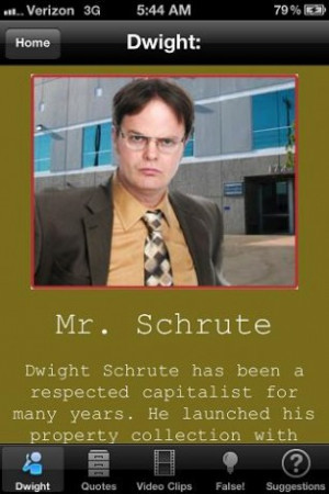Dwight Schrute quote of the da Screenshot 2