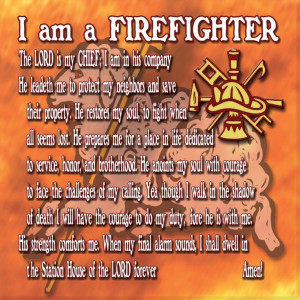 Psalm 23...Firefighter version