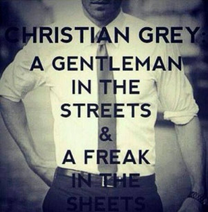 That Christian Grey...sigh
