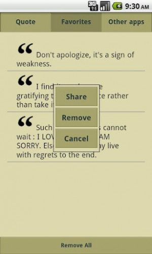 View bigger - Quotes about Apology. for Android screenshot