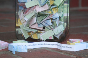 Large Inspirational Quotes Jar