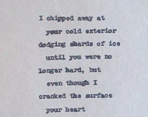 ... Remington Typewriter Hand Typed Quotes Poetry Sayings Broken Heart