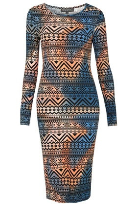 Tall Navajo Midi Bodycon Dress