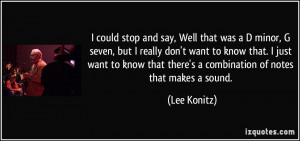 More Lee Konitz Quotes