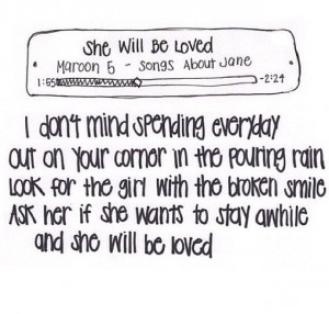 Maroon 5 Lyric quote