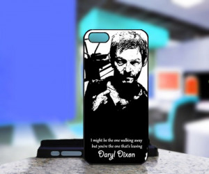 Daryl Dixon Quotes - For IPhone 4 or 4S Black Case Cover