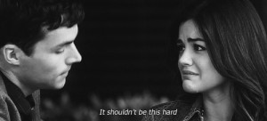 and white sad couple pretty little liars quote crying heart quotes ...