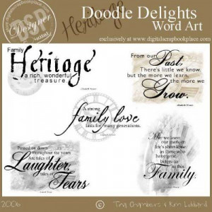 Ancestry Quotes for Scrapbooking | ... Scrapbook Place, Inc. , High ...