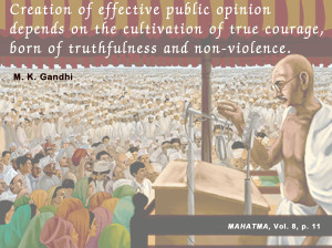Mahatma Gandhi Quotes on Public Opinion