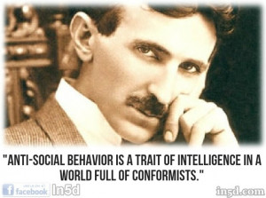Displaying (18) Gallery Images For Nikola Tesla Quotes Antisocial...