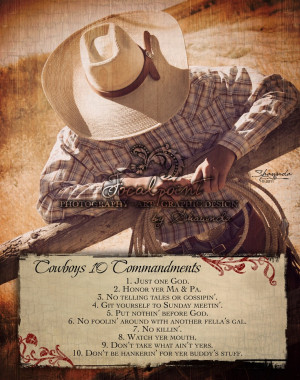 Cowboy Reason -Cowboys 10 Commandments