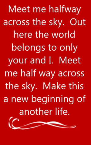 Kenny Loggins - Meet Me Halfway - song lyrics, song quotes, songs ...