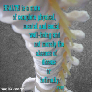It is scientifically proven that you cannot be at 100% health without ...