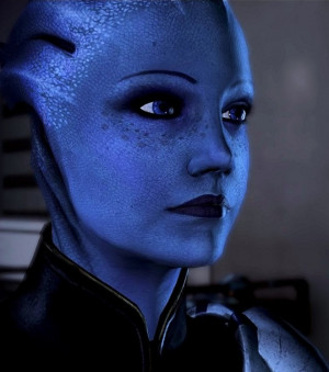 Mass Effect 3 Screen Shot of Liara before she shares her consciousness ...