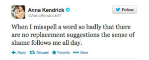 Anna Kendrick On Twitter Spelling a Word So Bad That Google Can’t ...